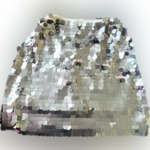 Sequined Mini Skirt
